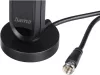 Hama 121652 DAB DAB+ Beltéri Antenna, Aktív Rádió Vétel, 30 dB Nyereség, 1,4 m Koaxiális Kábel, Adapter DAB FM, Fekete