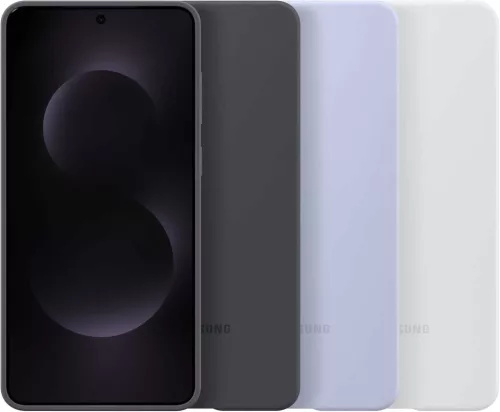 Samsung Galaxy S25 Edge Szilikon Védőtok, Bumper, Könnyű Kivitel, Sima Felület, Fekete, EF-PS937CBEGUS, 37 g