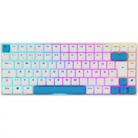   Sharkoon Skiller SGK50 S3 PBT Mechanikus Billentyűzet, 75 Százalékos, Gateron G Pro V3 Yellow, PBT Kupakok, RGB Háttérvilágítás, USB-C Kábel, Fekete