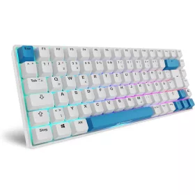   Sharkoon Skiller SGK50 S3 PBT Mechanikus Billentyűzet, 75 Százalékos, Gateron G Pro V3 Yellow, PBT Kupakok, RGB Háttérvilágítás, USB-C Kábel, Fekete