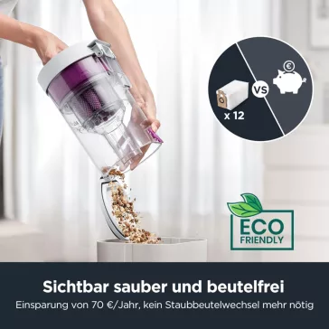   EUREKA E10s DE Robotporszívó És Felmosó, 4000Pa Szívóerő, 180 Perc Üzemidő, LiDAR Navigáció, Intelligent Mop Lifting, No-Go Zone, Fehér