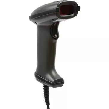   Vultech BC-01 Lézeres Vonalkódolvasó, Optikai Barcode Scanner, USB, RS232, PS2, 1000 S/s, 650 nm, Automatikus Olvasás, Fekete