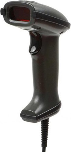 Vultech BC-01 Lézeres Vonalkódolvasó, Optikai Barcode Scanner, USB, RS232, PS2, 1000 S/s, 650 nm, Automatikus Olvasás, Fekete