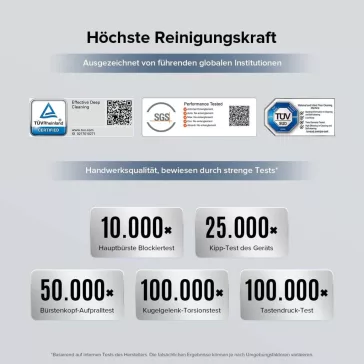  Roborock F25 BX Vezeték Nélküli Porszívó és Felmosó, 200 W, 20000 Pa, 60 Perc Üzemidő, 4000 mAh Li-ion Akkumulátor, 0,72 L Portartály, HEPA Szűrő, 75 dB, Fekete