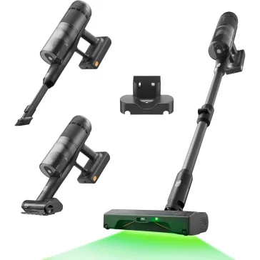   Roborock H60 Ultra Vezeték Nélküli Porszívó, 210 AW Szívóerő, 90 Perc Üzemidő, HEPA Szűrő, 5 Fokozatú Szűrés, 3 Üzemmód, Fekete