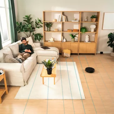   Cecotec Conga M10 Advance Robotporszívó, 3000 Pa, 150 perc, 150 m², Minden Felületre, Alkalmazásvezérlés, Ütközésgátló, Dokkolóállomás, Fekete