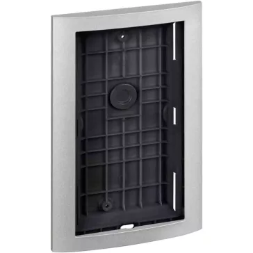   Legrand Bticino LINEA 3000 Kaputelefon Tartozék, 343061 Süllyesztett Szerelés, Modulhordozó, Fedőkeret, Műanyag, Zamak, Audio És Video Ajtóállomás, Szürke
