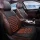 LUSRAIT Seat Cover 01 Ülésvédő Párna, Teljes Háttámlás Ülésvédő, Műbőr, Csúszásgátló Gumi Alj, Állítható Vállpánt, Iroda Szék, Fekete, 0,68 kg