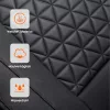 LUSRAIT Seat Cover 01 Ülésvédő Párna, Teljes Háttámlás Ülésvédő, Műbőr, Csúszásgátló Gumi Alj, Állítható Vállpánt, Iroda Szék, Fekete, 0,68 kg