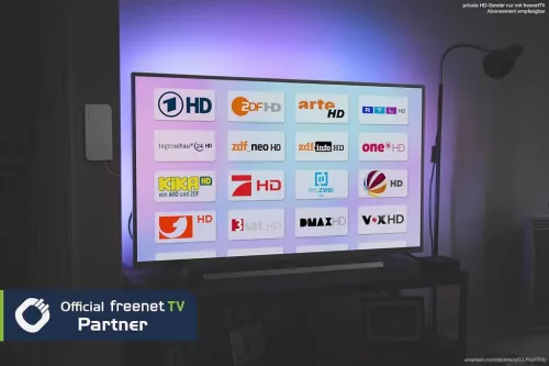 Oehlbach Scope Vision Beltéri TV Antenna, DVB-T2 HD, Digitális, Aktív Erősítő, Full HD, 50 Csatorna, 75 Ω, USB Táplálás, Fehér