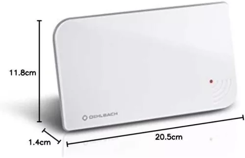 Oehlbach Scope Vision Beltéri TV Antenna, DVB-T2 HD, Digitális, Aktív Erősítő, Full HD, 50 Csatorna, 75 Ω, USB Táplálás, Fehér