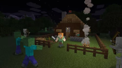 Nintendo Minecraft Nintendo Switch Játék, Akció Kaland, 1-4 Játékos, Online Multiplayer 8 Játékosig, Super Mario Mash-Up Pack, 6+ Korosztály