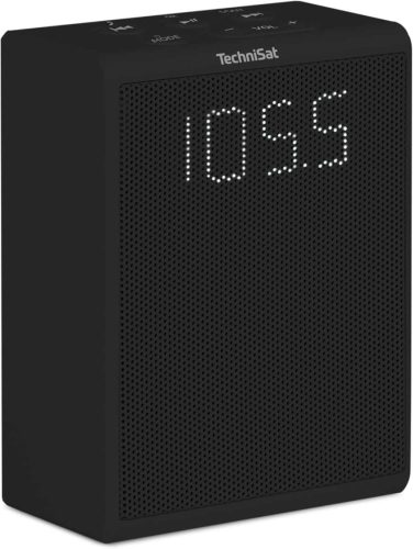 TechniSat Viola Socket Radio FM Rádió, Bluetooth 5.3, VHF Tuner, 30 Rádióállomás Memória, Mono Hangszóró 1.5 W RMS, LCD Kijelző, Fekete