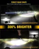 CO LIGHT J003T-B-1PC LED Fényszóró, 18cm Kerek, 30W, 12V, 6000lm Távolsági, 3200lm Tompított, DRL, Index, IP68, Motorkerékpár, Fehér, Átlátszó Lencse