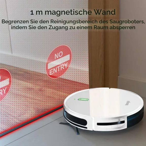 Venga! VG RVC 3001 WH 3 az 1-ben Robotporszívó És Felmosó, 1600 Pa, 600 ml, 120 min, 2600 mAh, Wi-Fi, Giroszkóp, 6 Mód, HEPA, Fehér