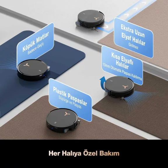ECOVACS Deebot X8 Pro Omni Robotporszívó És Felmosó, 18000 Pa, Ozmo Roller Mop, Öntisztító Hengerkefe, Edge Cleaning, Hepa Szűrő, Fekete