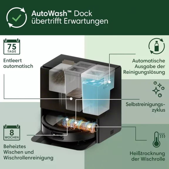 IRobot Roomba Max 706 Combo Robotporszívó és Felmosó, AutoWash Dokkoló, LiDAR, 13 000 Pa, HEPA, 4 Fokozat, Alkalmazás- és Hangvezérlés, Barna