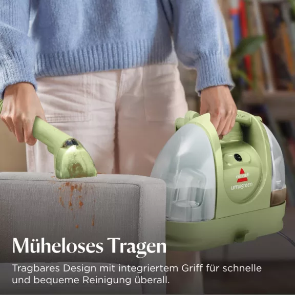 BISSELL Little Green 4098N Szőnyeg- és Kárpittisztító, 340 W, 7800 Pa, 1,4/1,1 L Tartály, Vezetékes, Zöld