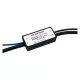 Blaupunkt DAB-S-22P Antenna Osztó, Passzív Rádióelosztó, Analóg Rádió És DAB DAB Plusz, 50 Ohm, SMB Csatlakozó, DIN Dugó, Fekete, Autós Használat
