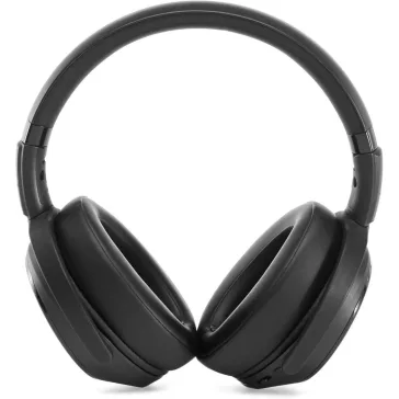   AmazonCommercial SCBT15 Vezeték Nélküli Fejhallgató, Bluetooth, Active Noise Cancellation, AptX Sztereó, 2 MEMS Mikrofon, Összecsukható, Tokkal, Fekete