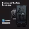 Amazfit Bip 6 A2435 Okosóra, Zepp OS, 5cm AMOLED Kijelző, Beépített GPS, 5 ATM Vízállóság, Bluetooth, AI Edzés, Fekete