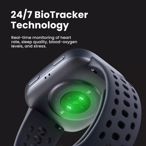 Amazfit Bip 6 A2435 Okosóra, Zepp OS, 5cm AMOLED Kijelző, Beépített GPS, 5 ATM Vízállóság, Bluetooth, AI Edzés, Fekete