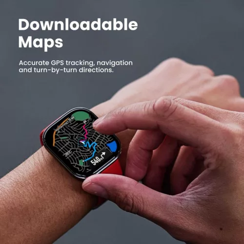 Amazfit Bip 6 A2435 Okosóra, Zepp OS, 5cm AMOLED Kijelző, Beépített GPS, 5 ATM Vízállóság, Bluetooth, AI Edzés, Fekete