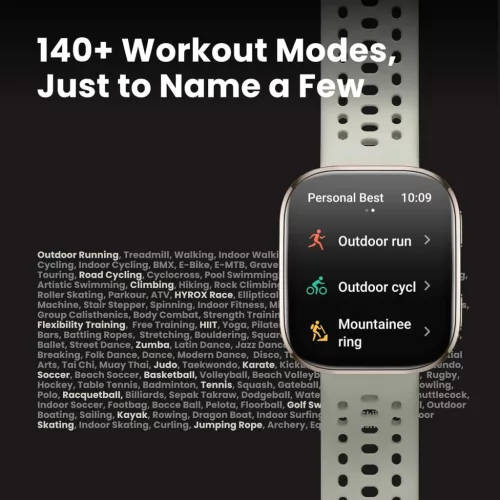 Amazfit Bip 6 A2435 Okosóra, Zepp OS, 5cm AMOLED Kijelző, Beépített GPS, 5 ATM Vízállóság, Bluetooth, AI Edzés, Fekete