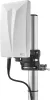 EMOS J0803 Beltéri Kültéri Aktív Antenna, DVB-T2, DVB-T, DAB, FM, 360° Vétel, 0-80 Km Hatótáv, 75 Ω, 20 dBi, LTE 4G 5G Szűrő, Fehér