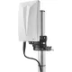 EMOS J0803 Beltéri Kültéri Aktív Antenna, DVB-T2, DVB-T, DAB, FM, 360° Vétel, 0-80 Km Hatótáv, 75 Ω, 20 dBi, LTE 4G 5G Szűrő, Fehér