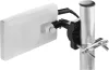 EMOS J0803 Beltéri Kültéri Aktív Antenna, DVB-T2, DVB-T, DAB, FM, 360° Vétel, 0-80 Km Hatótáv, 75 Ω, 20 dBi, LTE 4G 5G Szűrő, Fehér