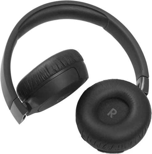 JBL Tune 660 NC Vezeték Nélküli Fejhallgató, On Ear, Bluetooth, Active Noise Cancellation, JBL Pure Bass, 32 mm Meghajtó, 44 h Üzemidő, Fekete