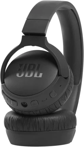 JBL Tune 660 NC Vezeték Nélküli Fejhallgató, On Ear, Bluetooth, Active Noise Cancellation, JBL Pure Bass, 32 mm Meghajtó, 44 h Üzemidő, Fekete