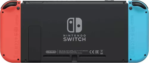 Nintendo Switch OLED Játékkonzol, Neon Blue - Neon Red Joy-Con™, 7" OLED Kijelző, 1280x720, 64GB, NVIDIA Tegra, Wi-Fi, Bluetooth 4.1, USB Type-C, HDMI