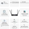 WAVLINK 586X3-B Wi-Fi 6 AX3000 Mesh Router, Dual Band, 3000 Mb/s, 802.11ax, MU-MIMO, OFDMA, 160 MHz, WPA2/WPA3, 1,3 GHz Processzor, Fehér