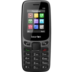   Beafon C80 Mobiltelefon, Snapdragon, 2G, GSM, Wi-Fi, Bluetooth, Fekete, Független, 1 Db Lítiumion Akkumulátor