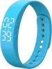 Findtime FSMYT5WYS Fitness Tracker Óra, Digitális Kijelző, Pedométer, Kalória, Távolság, Stopwatch, Ébresztő, Naptár, IP65 Vízálló, Kék, Uniszex