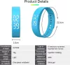 Findtime FSMYT5WYS Fitness Tracker Óra, Digitális Kijelző, Pedométer, Kalória, Távolság, Stopwatch, Ébresztő, Naptár, IP65 Vízálló, Kék, Uniszex