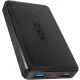 SBS PowerBank 10K Slim Hordozható Akkumulátor, 10000 mAh, 10 W, 5 V, Lítium-Polimer, Intelligent Charge IC, USB-C In-Out, 2x USB-A, Fekete