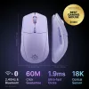 SteelSeries Rival 3 Vezeték Nélküli Gen 2 Levendula Gaming Egér, TrueMove Air 18000 DPI Optikai Szenzor, Dual Wireless 2,4GHz, Bluetooth, 6 Gomb, 325 h Üzemidő
