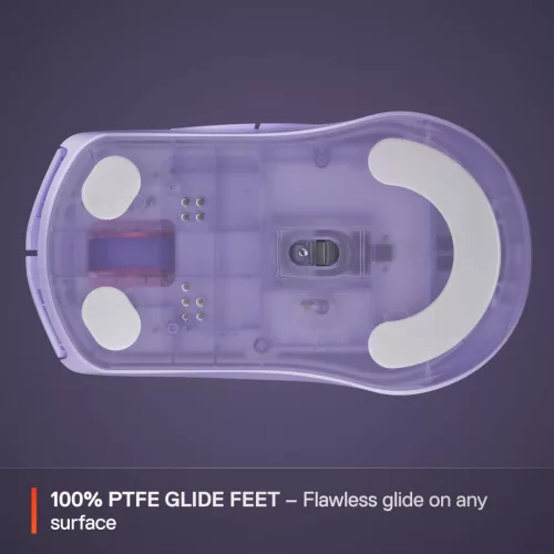 SteelSeries Rival 3 Vezeték Nélküli Gen 2 Levendula Gaming Egér, TrueMove Air 18000 DPI Optikai Szenzor, Dual Wireless 2,4GHz, Bluetooth, 6 Gomb, 325 h Üzemidő