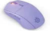 SteelSeries Rival 3 Vezeték Nélküli Gen 2 Levendula Gaming Egér, TrueMove Air 18000 DPI Optikai Szenzor, Dual Wireless 2,4GHz, Bluetooth, 6 Gomb, 325 h Üzemidő