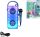 Lexibook Disney Stitch BTP185DZ Bluetooth Hangszóró, Vezeték Nélküli, Karaoke Mikrofon, Többszínű Fényhatások, USB, SD TF Kártya, Aux, Kék