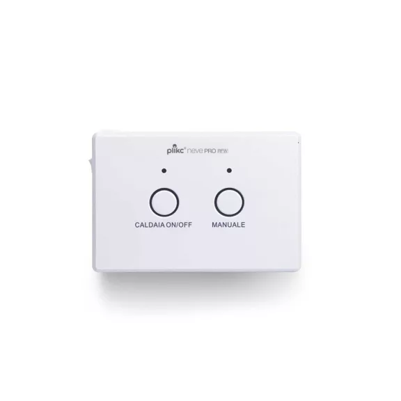 Plikc Neve Pro RFW Vezeték Nélküli WiFi Kroonotermosztát, Dual Band 2,4GHz 5GHz, Programozható, LCD Kijelző, Fagyvédelem, Fehér, Műanyag