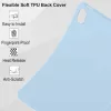 EspZanthic iPad Air 28cm Tok, M3 M2 2025 2024, iPad Air 6 5 4, Puha TPU Hátlap, Háromszög Állvány, Auto Ébresztés Alvás, Ceruzatartó, Kék