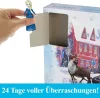 Mattel Disney Jégvarázs, Frozen Anna És Elsa Babák Adventi Naptár, 24 Napos, 29 Játékelem, Formázható Homok, Olaf És Sven Figurák, Műanyag, Gyerekeknek