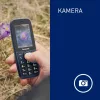 Panasonic KX-TF400EXC Mobiltelefon, 4G LTE, ThreadX Mocor20A, 32 GB, 6 Cm TFT Színes Kijelző, VoLTE, Bluetooth, USB-C, IP44, LED Zseblámpa, Kék