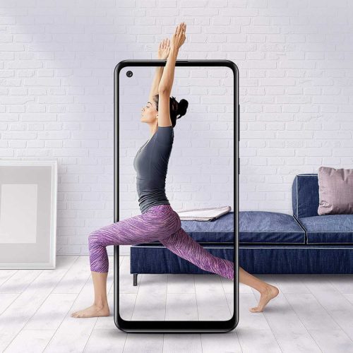 Samsung Galaxy A21s SM-A217 Okostelefon, Android 10.0, 4 GB RAM, 32 GB, 17 cm TFT LCD Infinity-O, 720 x 1600, 60 Hz, Fekete