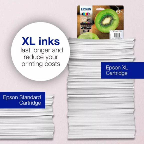 Epson Kiwi T02G4 Sárga Tintapatron, Dye Alapú Vízbázisú Tinta, 300 Oldalas Kapacitás, XP-6000, XP-6005, XP-6100, XP-6105 Kompatibilis Epson Kiwi T02G4 Sárga Tintapatron, Dye Alapú Vízbázisú Tinta, 300 Oldalas Kapacitás, XP-6000, XP-6005, XP-6100, XP-6105 Kompatibilis