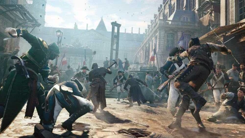 Assassins Creed Unity PlayStation 4 Játék, Akció, Parkour, Új Harcrendszer, Lopakodás, Stealth Mód, Tömeg Manipuláció, 18+